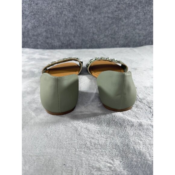 Andiamo womens sandels 8 green flat slip on - Picture 15 of 16